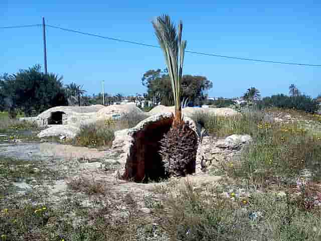 Underground oil mill in Djerba